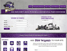 Tablet Screenshot of diffwizard.com